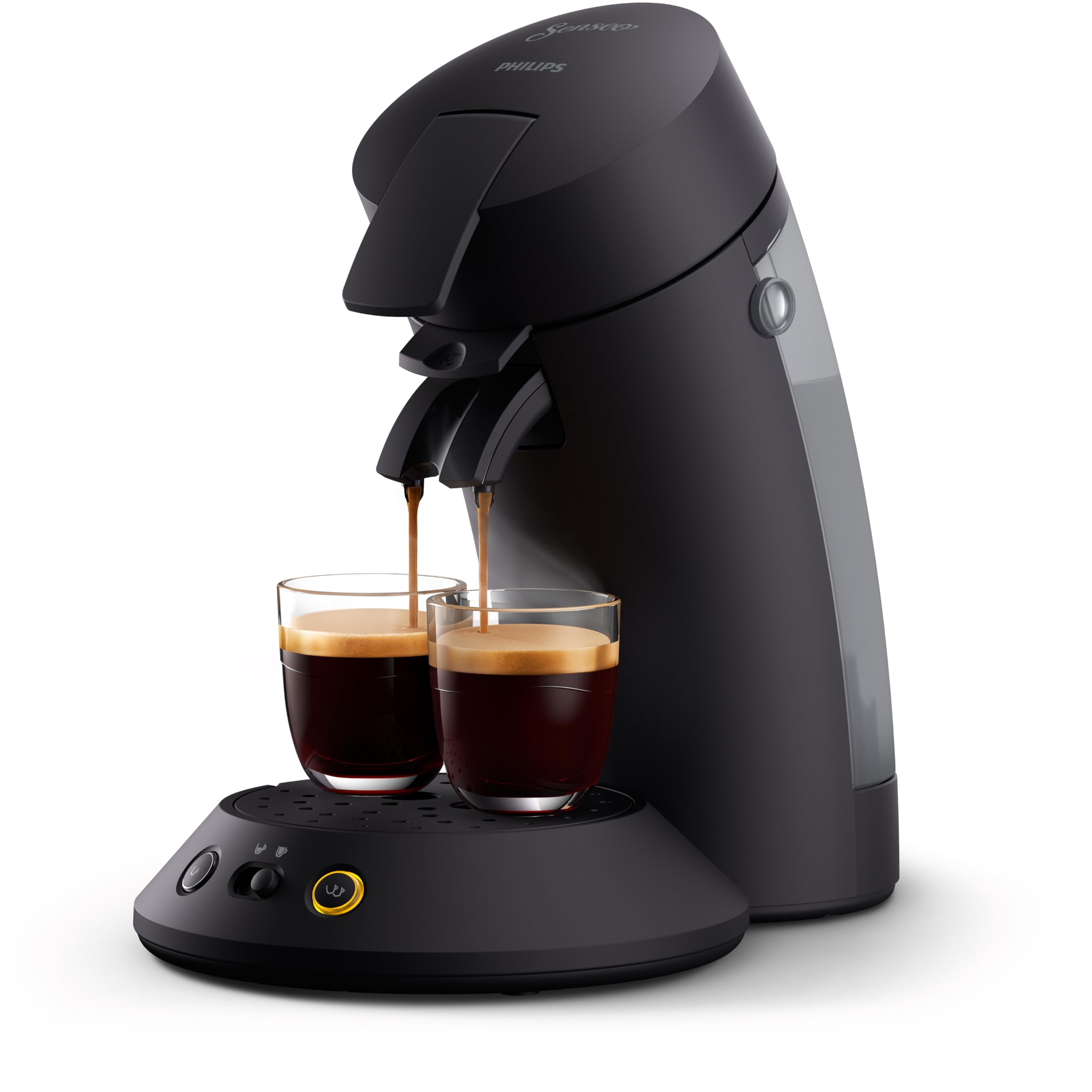 SENSEO Original Plus Cafetière à Dosettes Noir Intense CSA210/61
